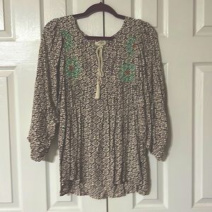 Flowy bohemian size L blouse